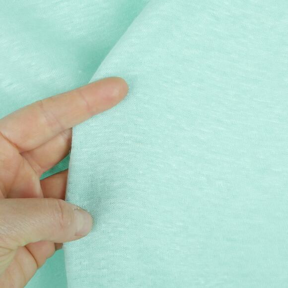 Acrobat Large Top 100% Linen Sleeveless Pocket Tee Tunic Minimal Beachy Sheer - Picture 9 of 9